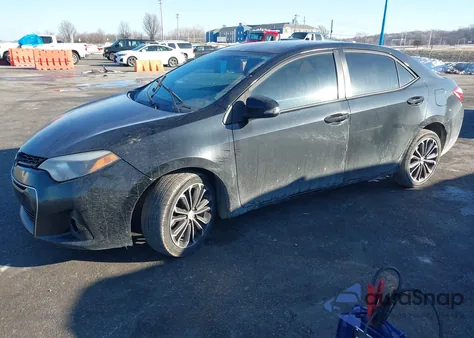 2016 Toyota Corolla S Plus from USA, damaged, VIN 5YFBURHEXGP485877
